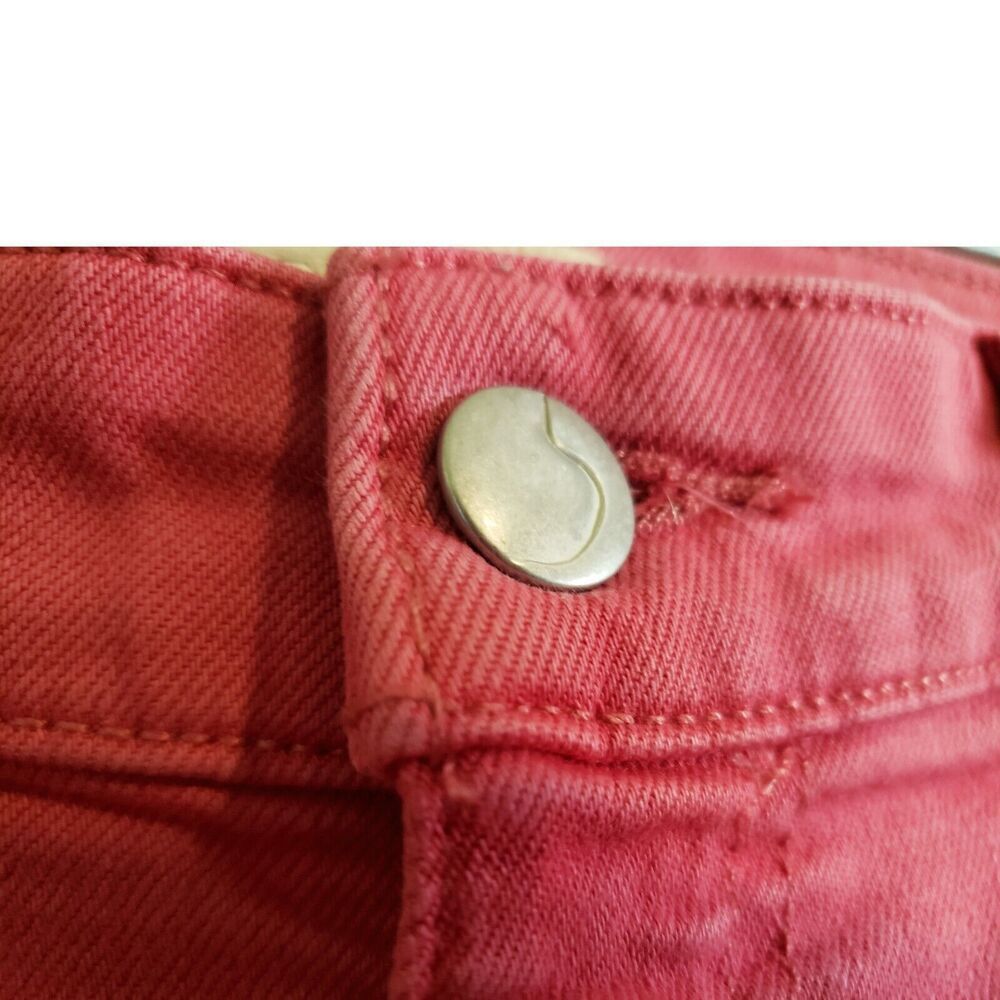 Joes Jeans Womens Size 29 Pomegranate The Milla High Rise Straight Ankle Denim - Picture 7 of 16